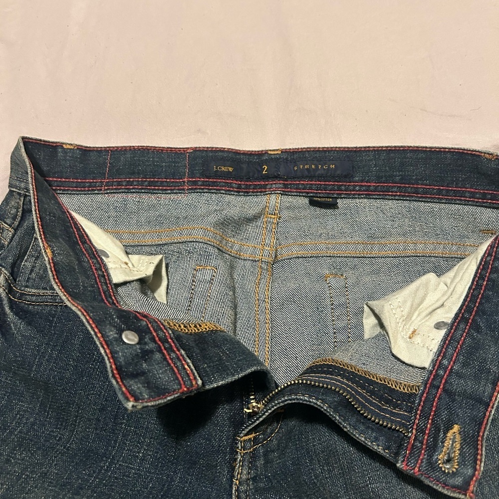 J. Crew Women's Dark Blue Straight Leg Jeans - Picture 5 of 9
